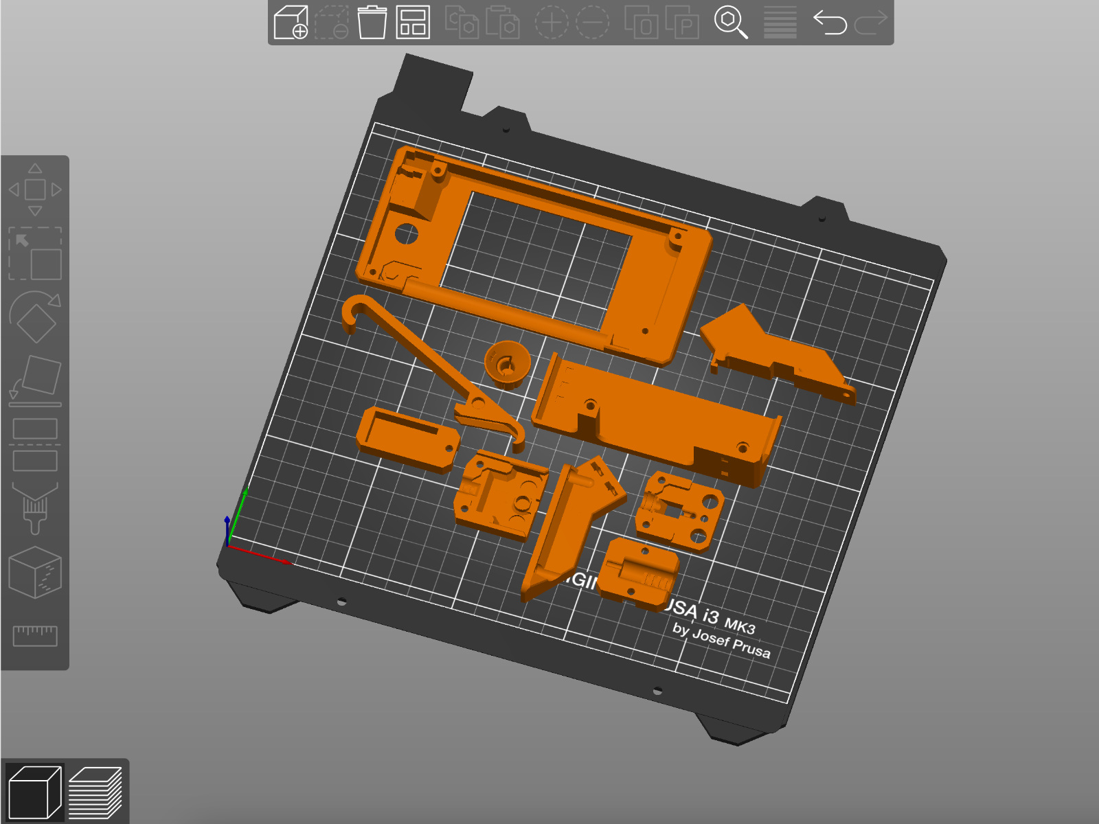 Printed parts - self printing