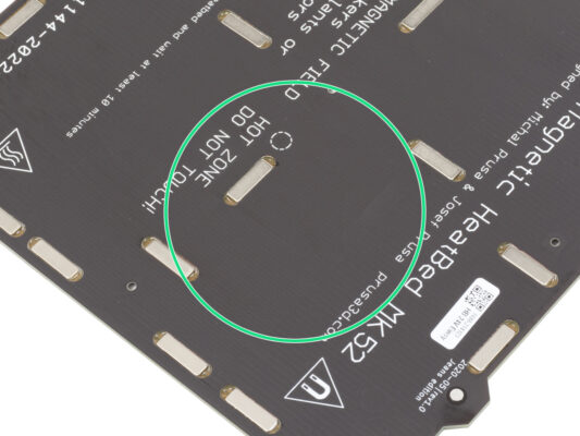 Preparing the heatbed and thermistor