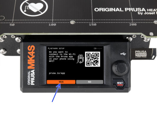 Network setup: Wi-Fi connection (Optional)