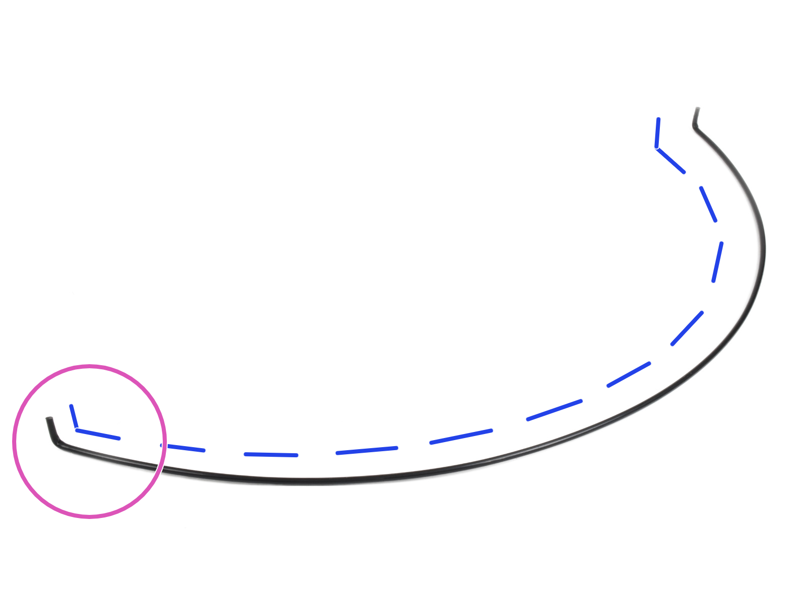 Coupe du filament nylon