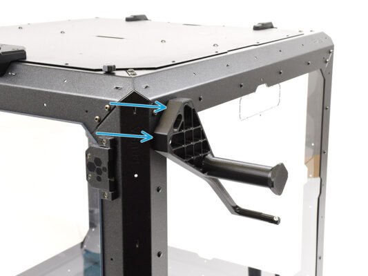 Installation des supports de bobine 1