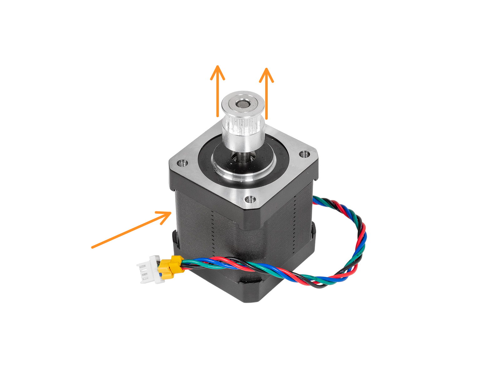 XY-Motor - Vorbereitung der Teile