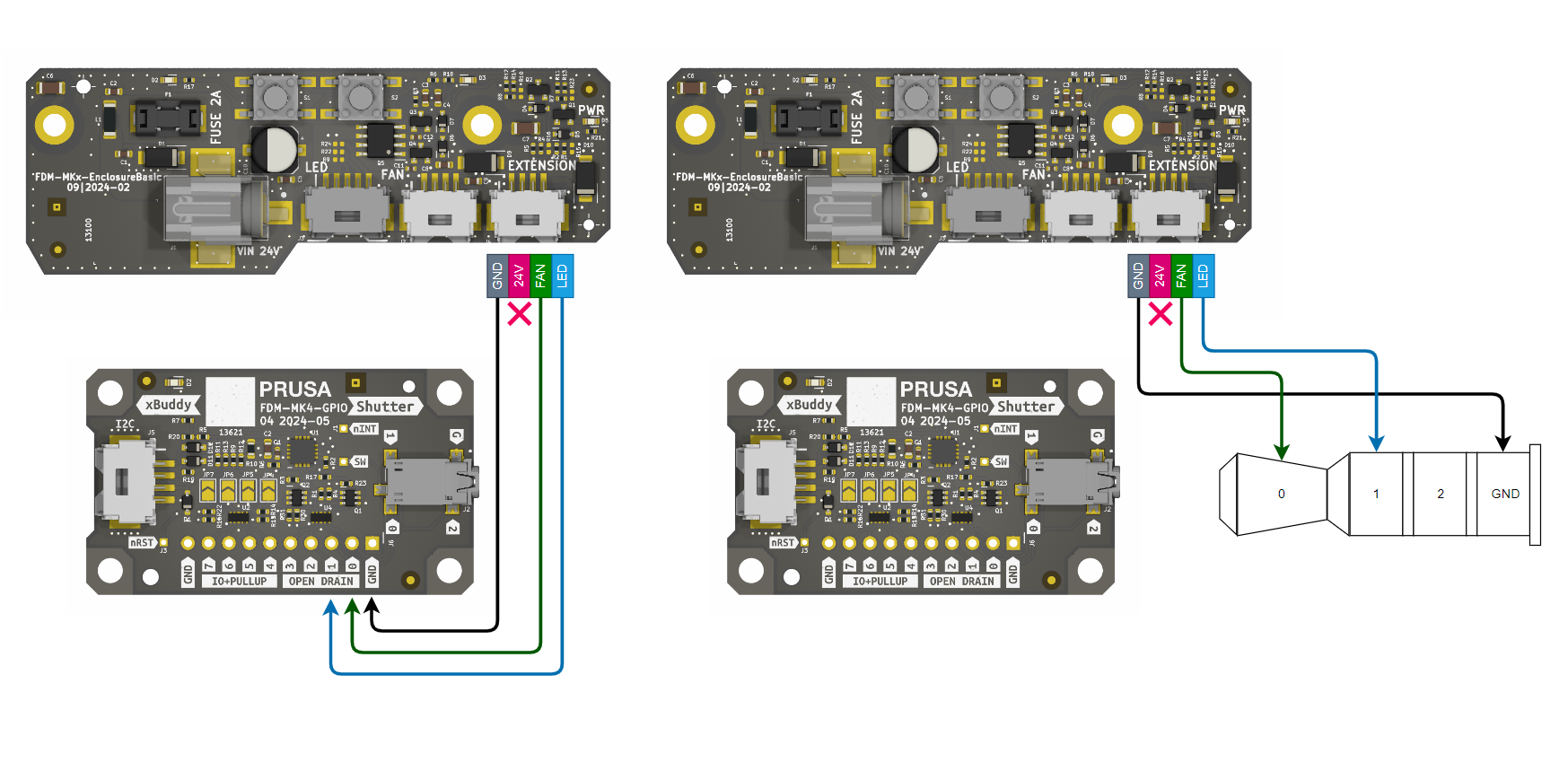 Image of example setup for enclosure