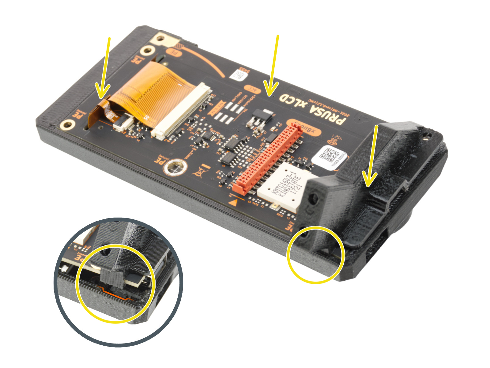 xLCD-support assembly (xLCD B)