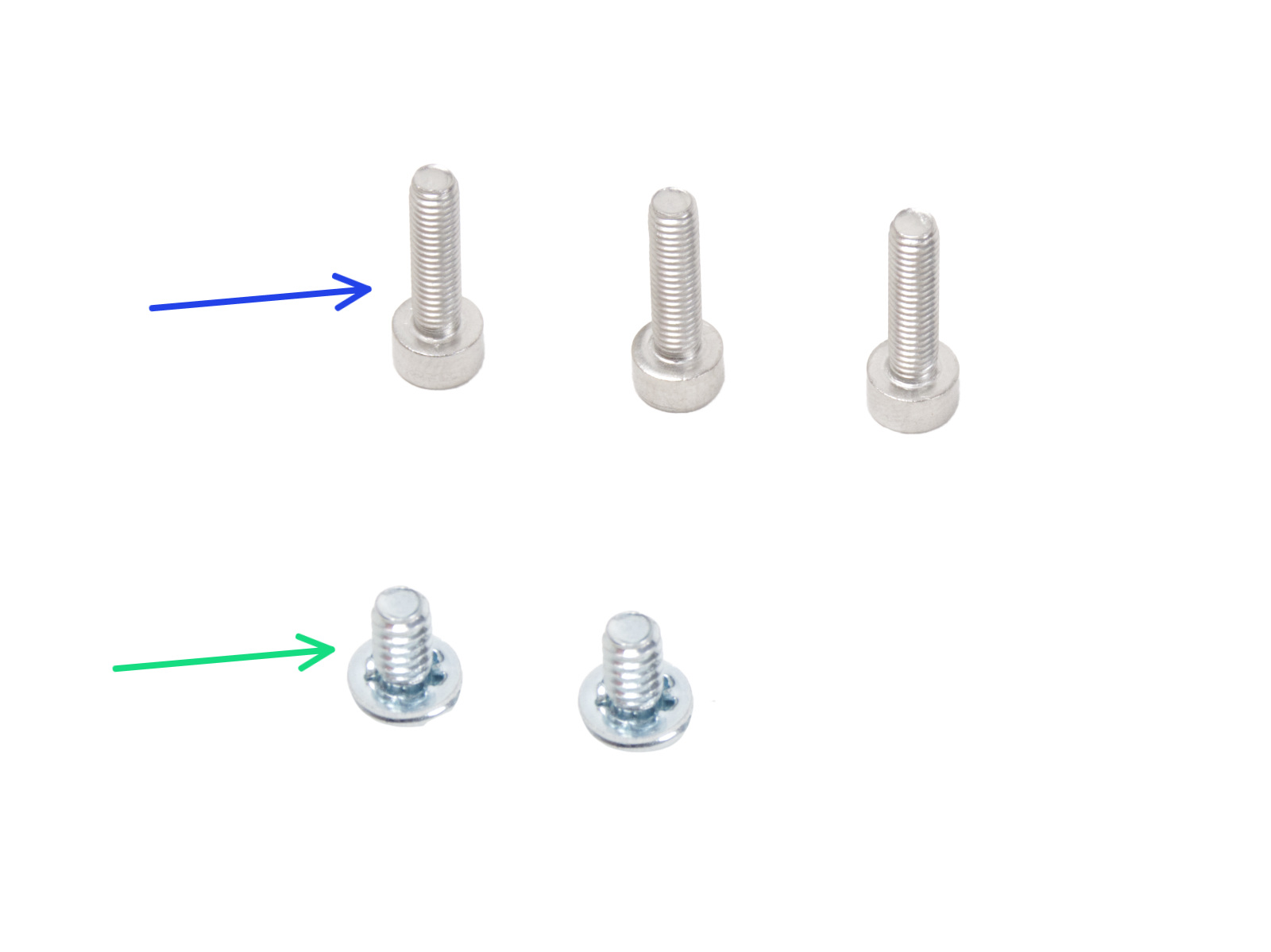 Guiding the heatbed cables: parts preparation