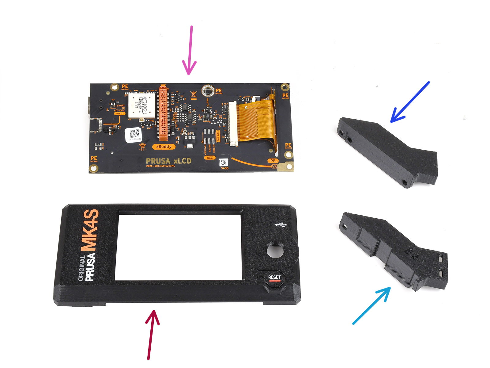 xLCD B: parts preparation (part 1)