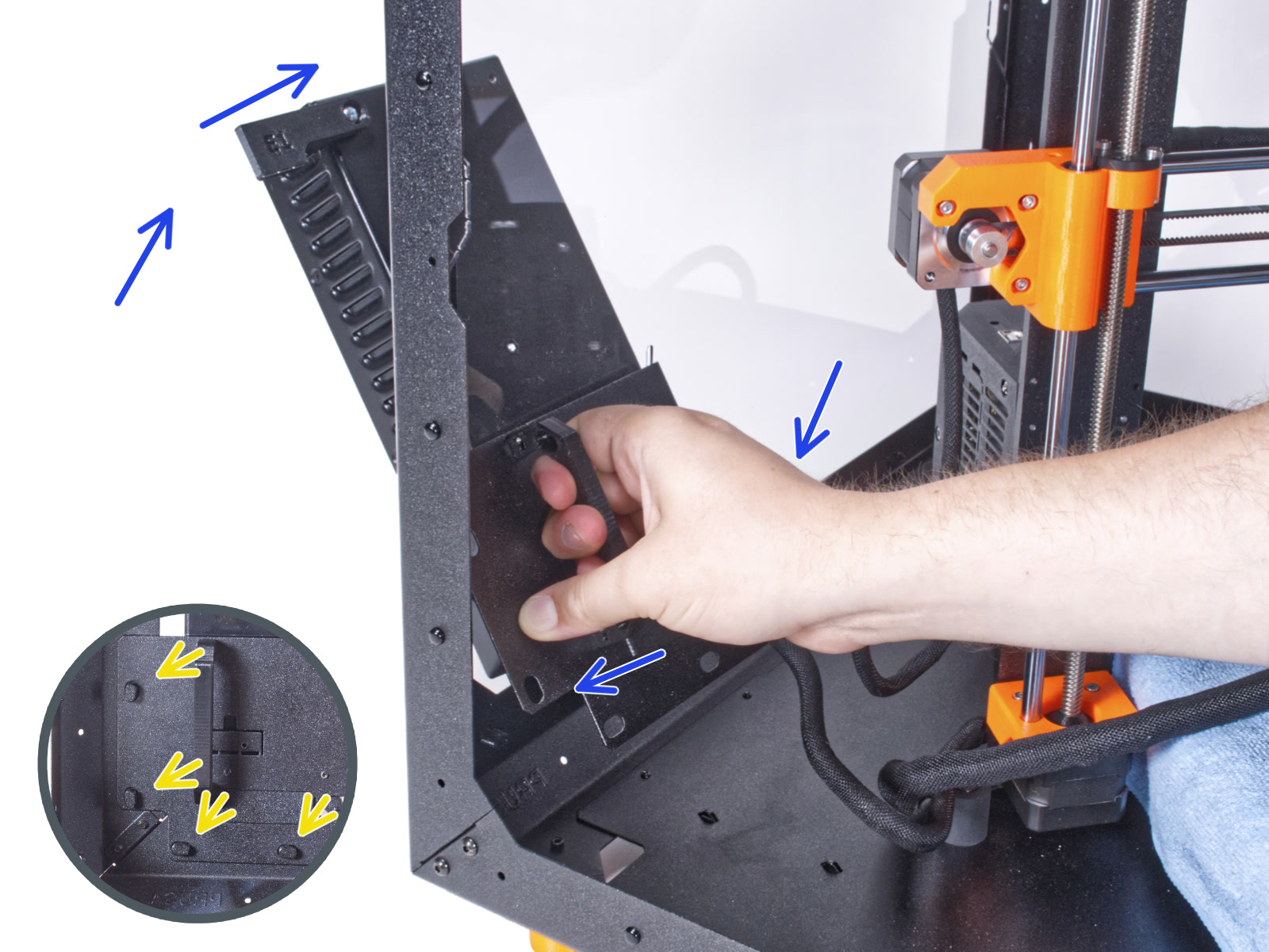 Installation du bloc d'alimentation