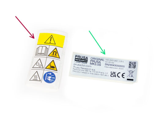 Labels: parts preparation