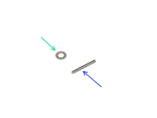 Assembling the extruder: parts preparation II.