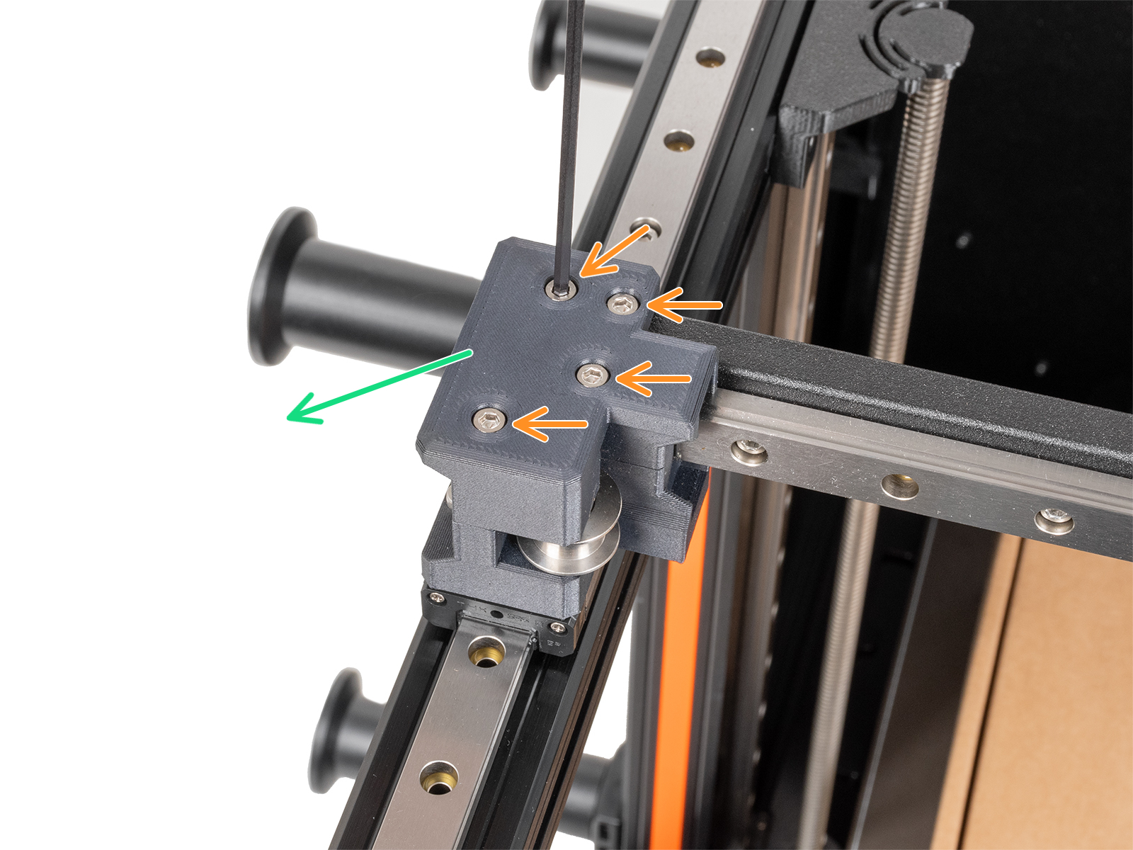 Y-carriage-left-top disassembly