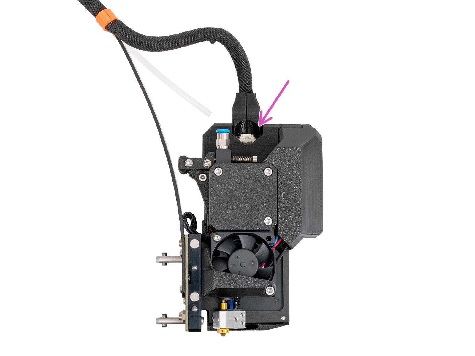 Variante B - Assemblage du faisceau de câbles du Nextruder