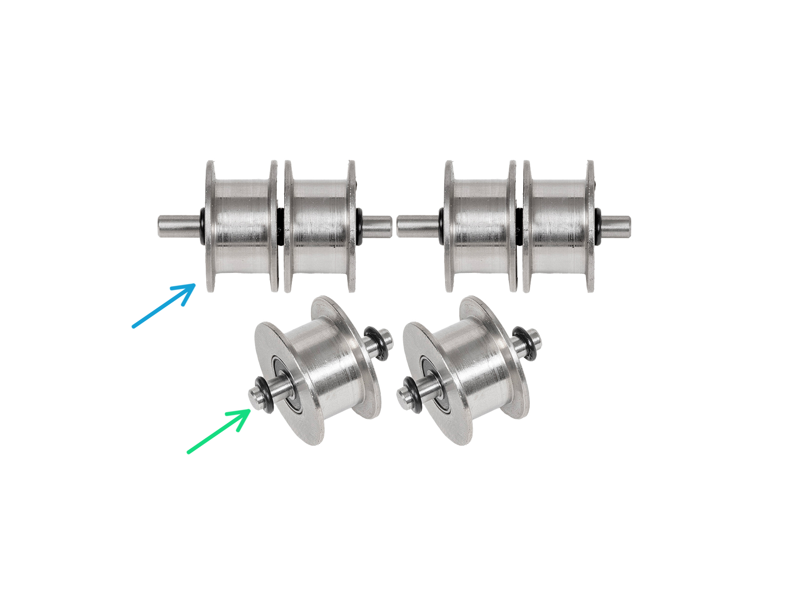 Pulley reassembly: parts preparation