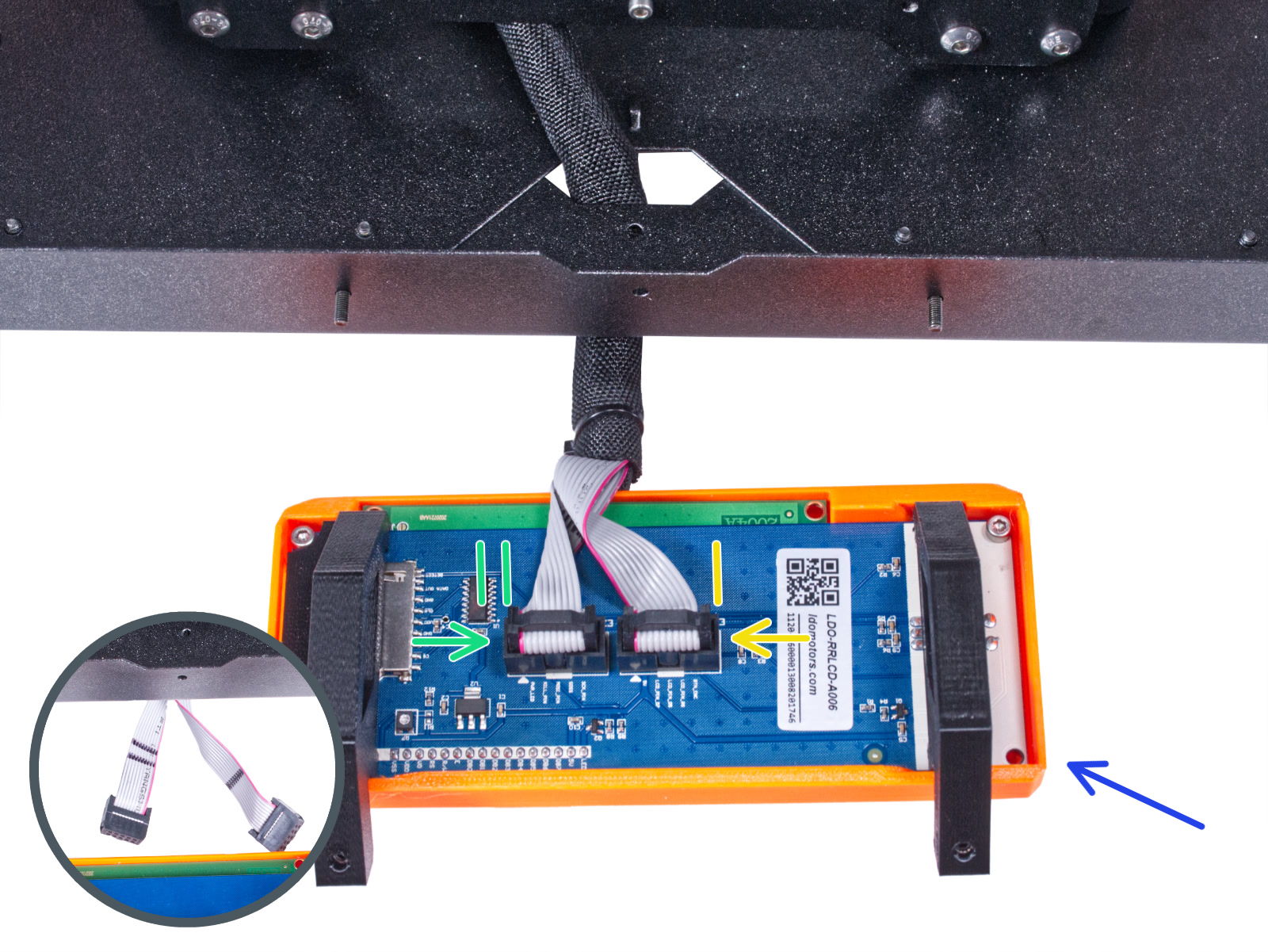 Connexion du LCD