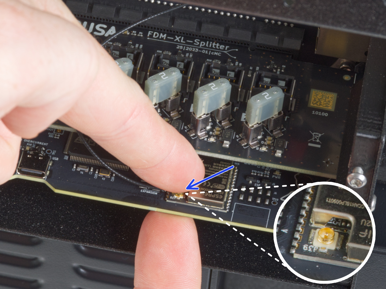 Antenne & Nextruder anschließen