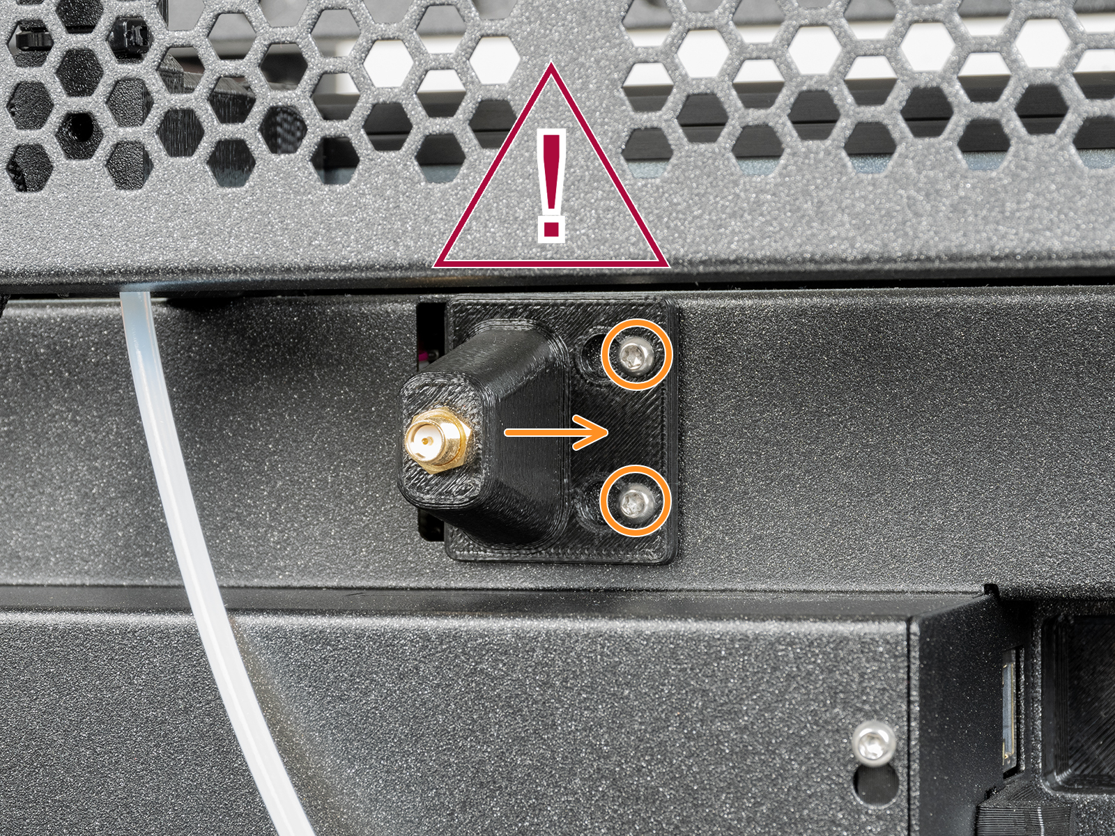 Nextruder cable connecting