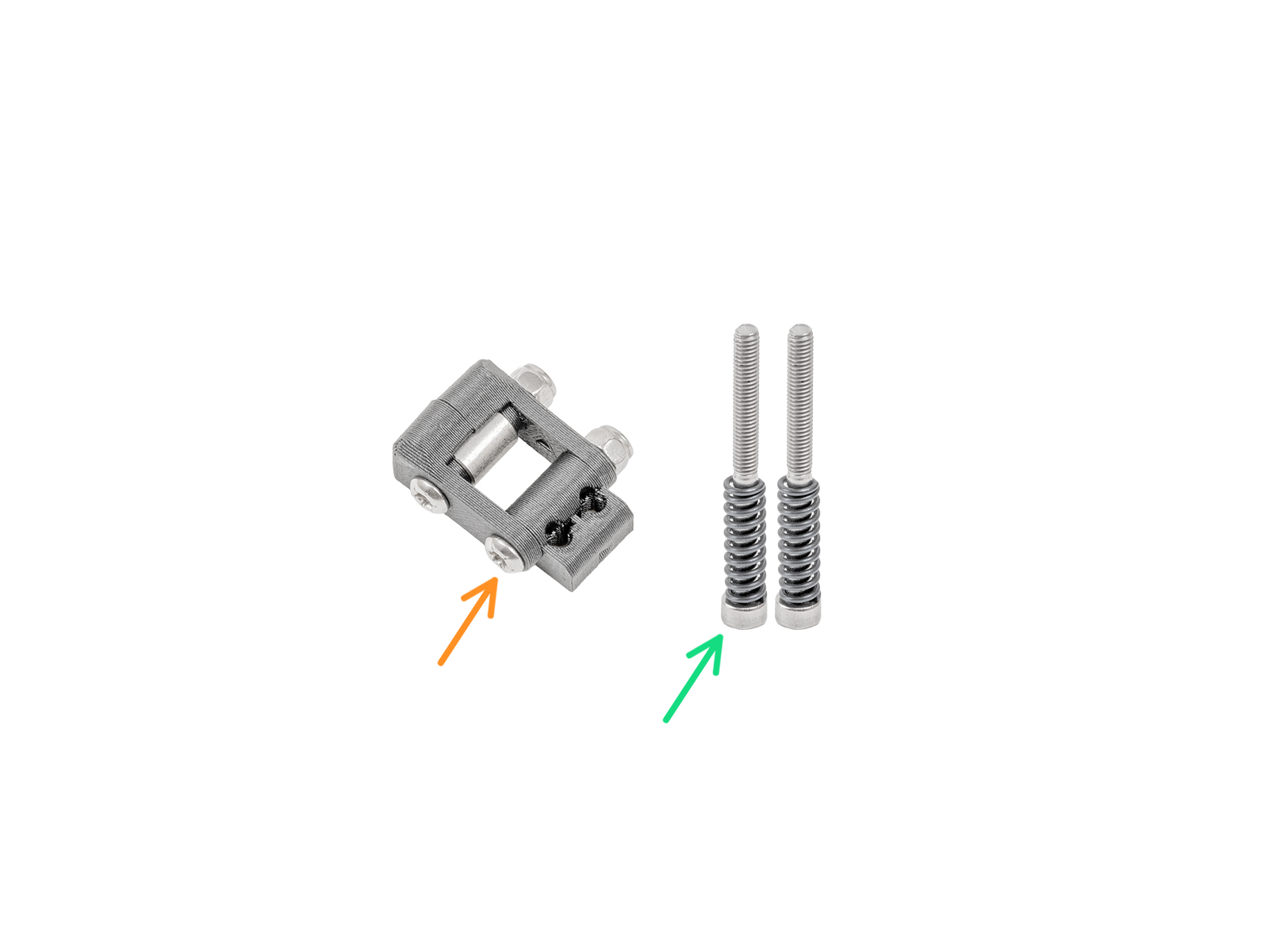 Idler-swivel & NTC thermistor: parts preparation