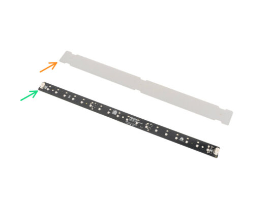 Assembling the LED strip: parts preparation