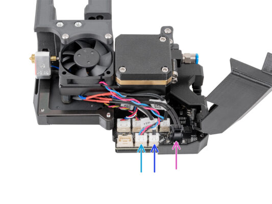 Hotend fan securing