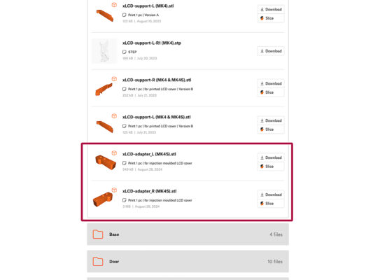 Informations sur les variantes de l'Enclosure