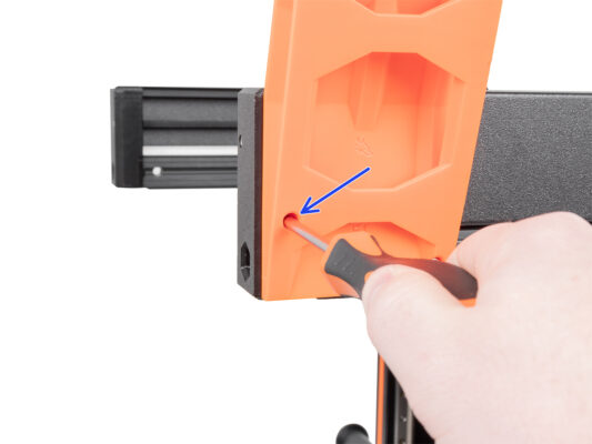 Frame holder securing