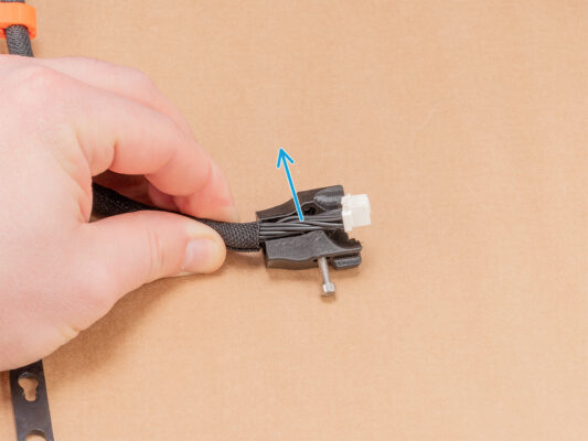 Single-tool: Disassembling the Nextruder cable