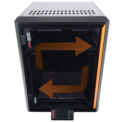 How to reverse the door orientation (CORE One L)