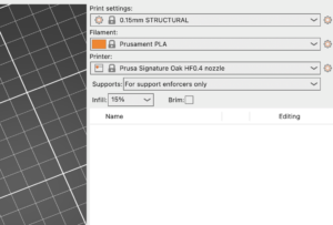 Signature Oak profile in PrusaSlicer (2.9.4 and newer)