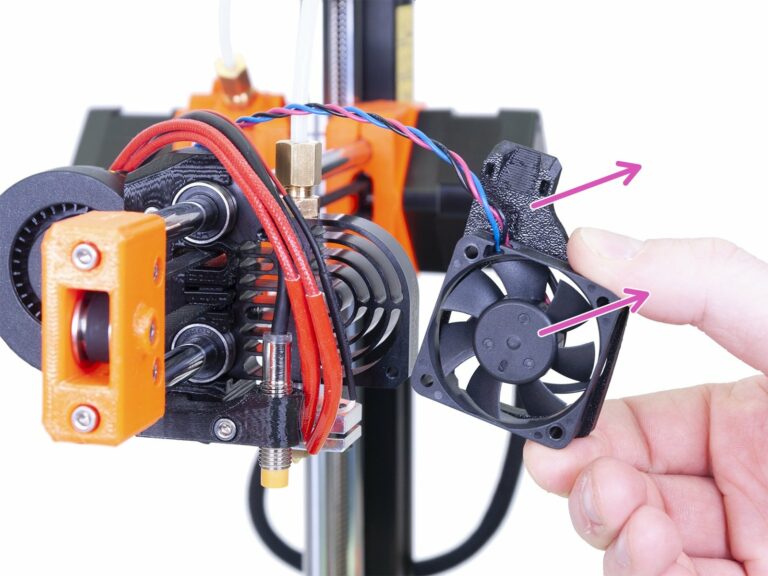 How to replace a hotend fan (MINI) Prusa Knowledge Base