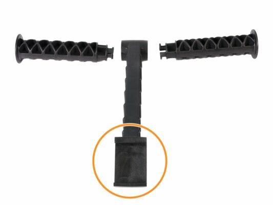 Montaje del soporte de bobinas doble (parte 2)