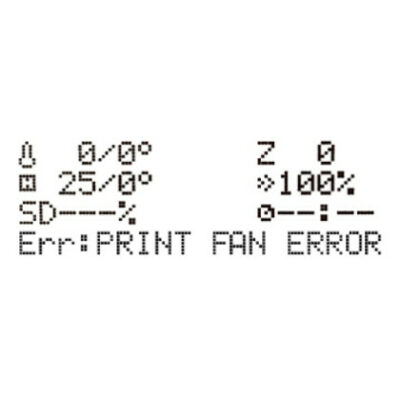 Err: PRINT FAN ERROR | Prusa Knowledge Base