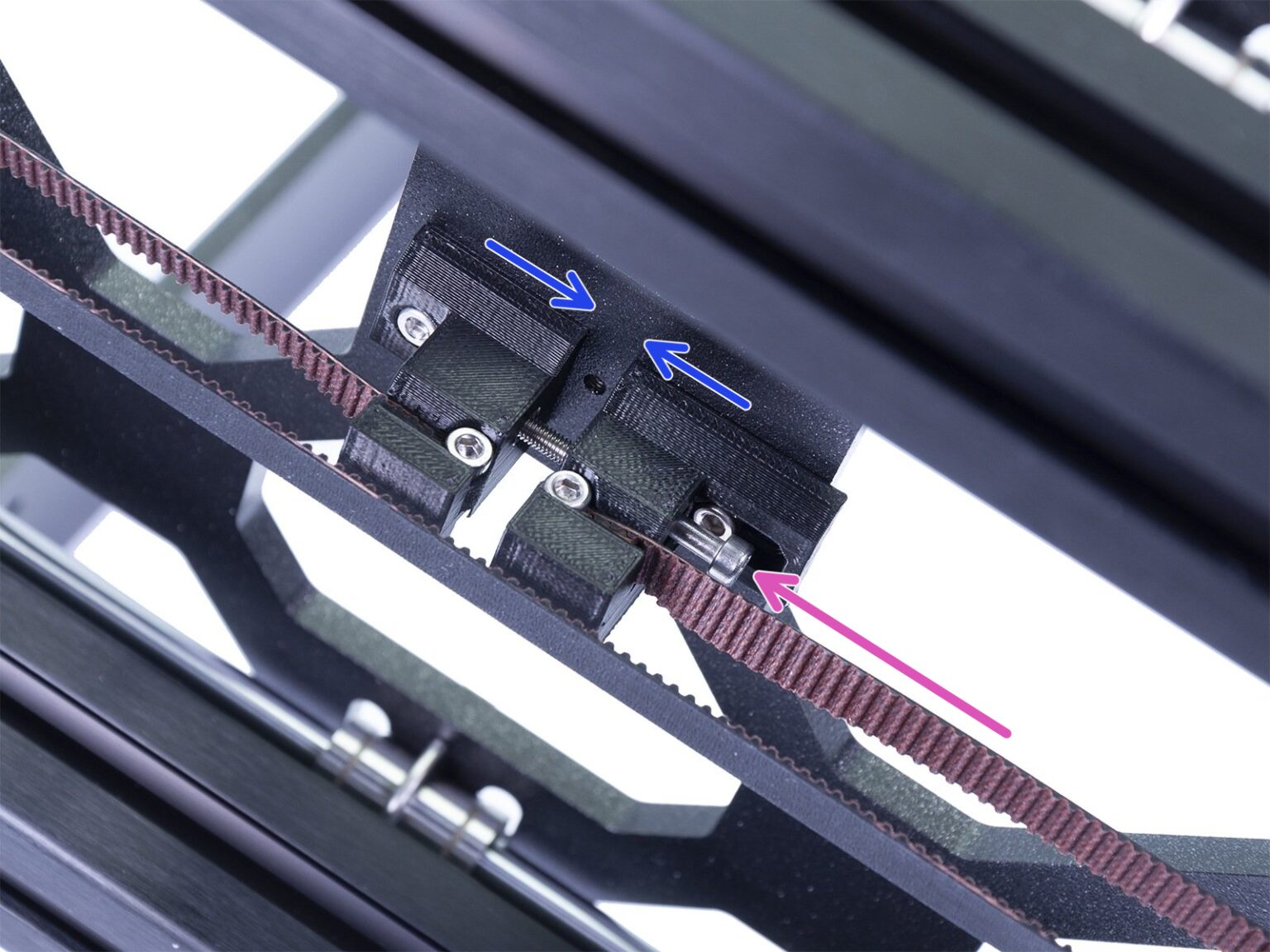 Prusa Knowledge Base Adjusting belt tension MK3/S