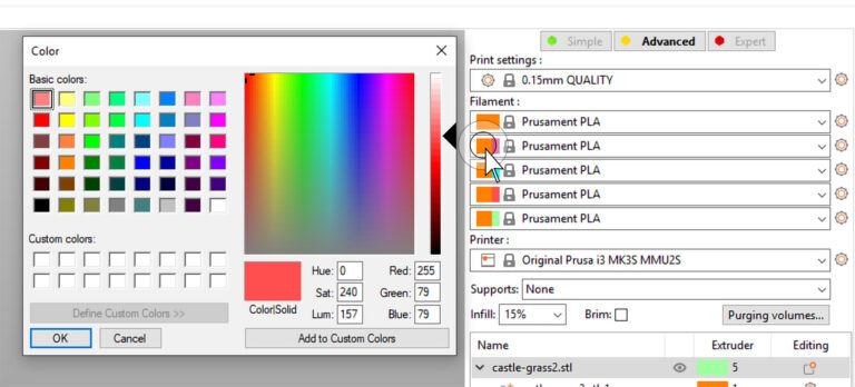 Assigning tools / colors / extruders | Prusa Knowledge Base