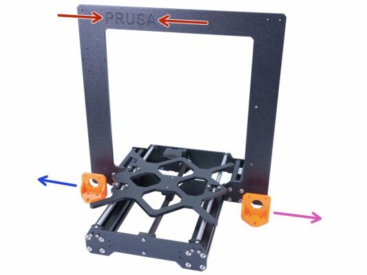 Z-axis: assembling motor holders