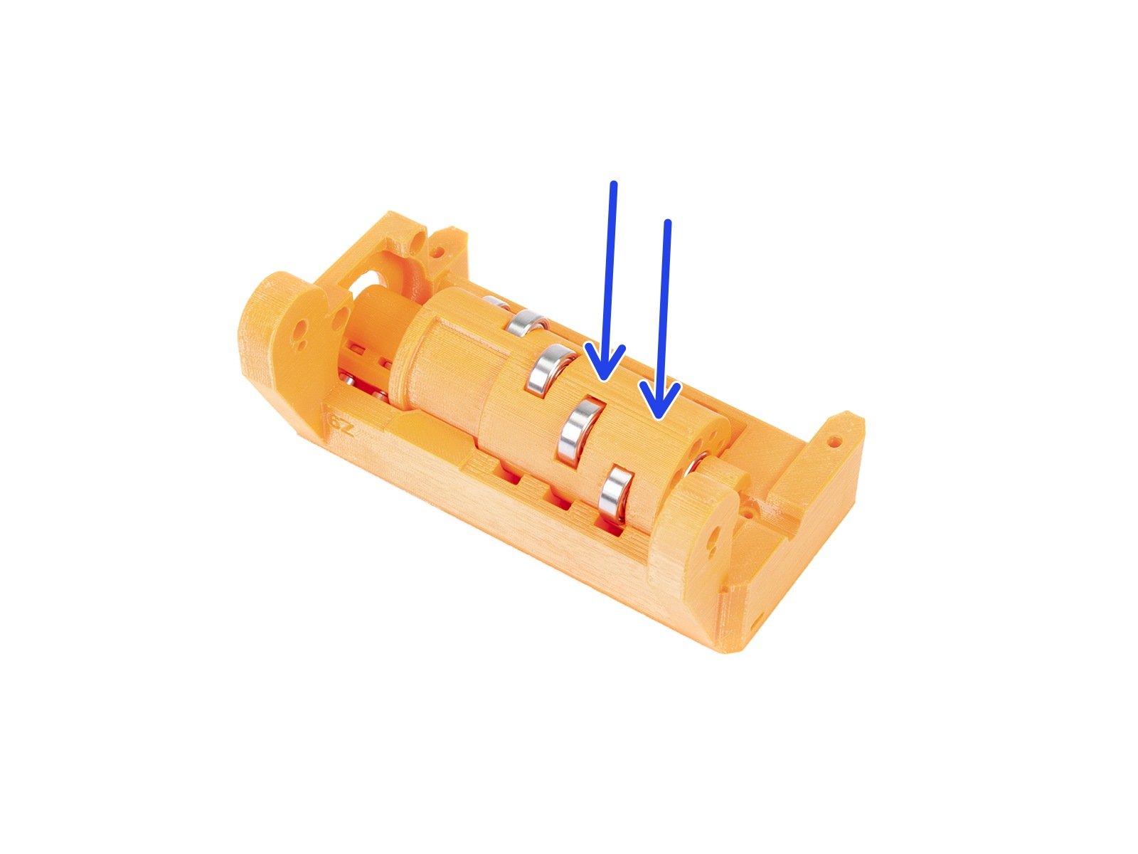 Inserting the idler in the idler-body