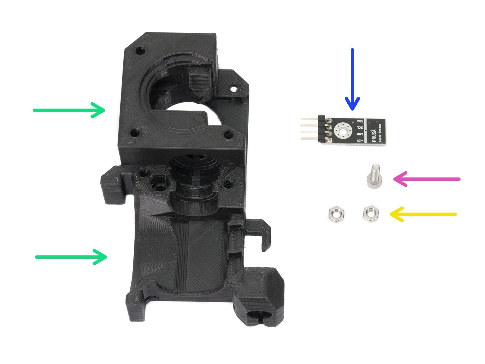 Zusammensetzen des Filament-Sensors (Teil 1)