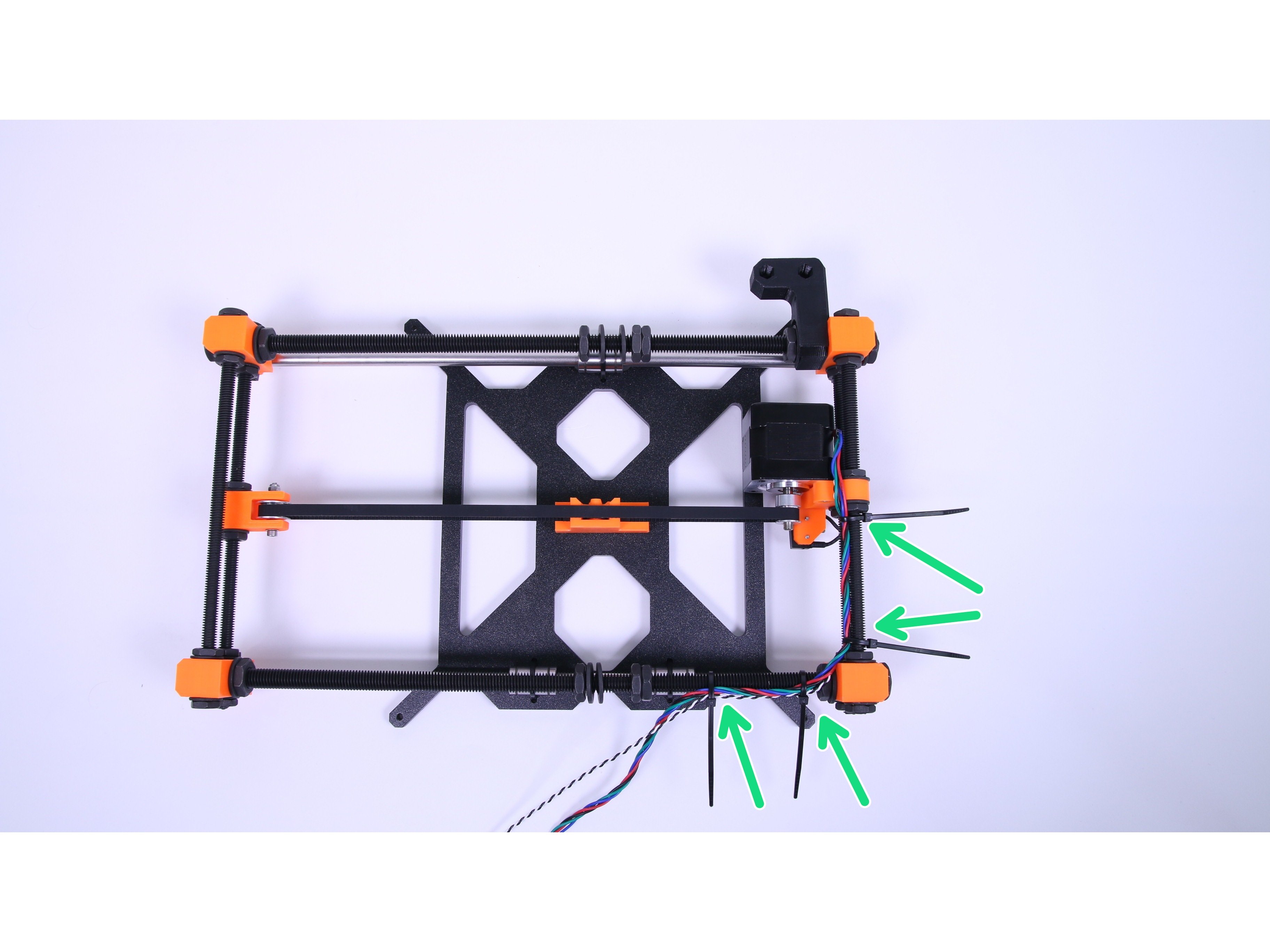 Y-axis stage cable management
