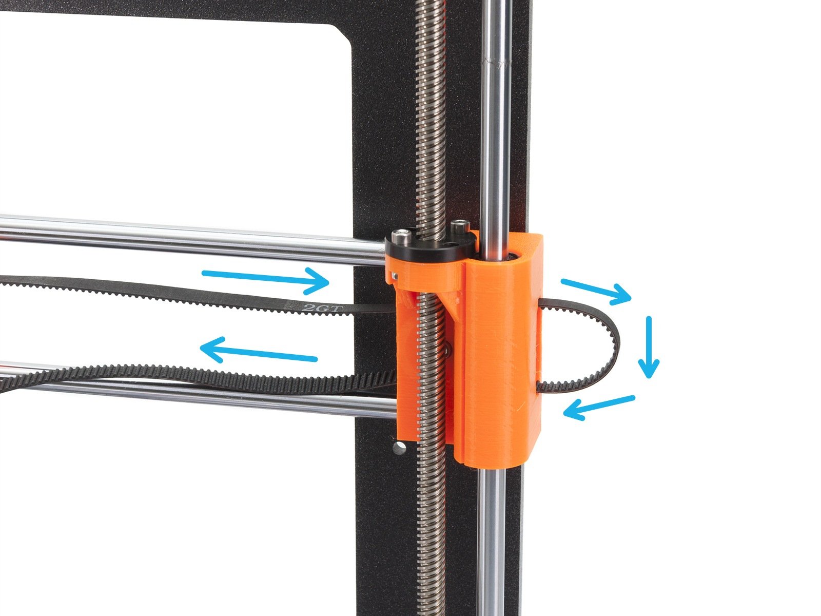 X-axis belt assembly