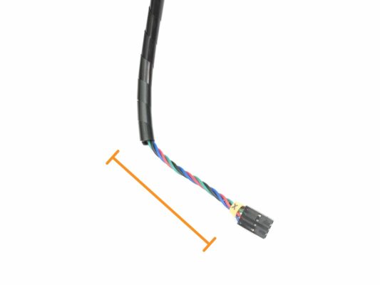 Wrapping X-axis cable