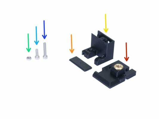 Vorbereitung des IR filament Sensor-Teile