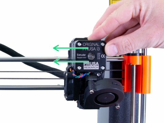 Lubricating the X-axis