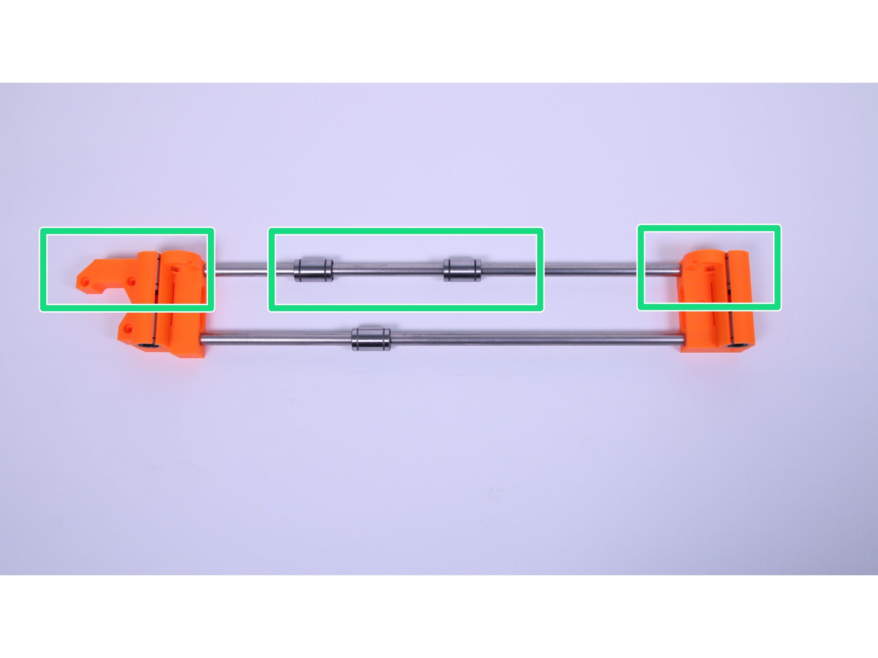 Assemble the X-axis base