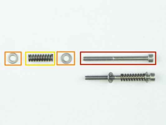 Prepare the Extruder idler screws