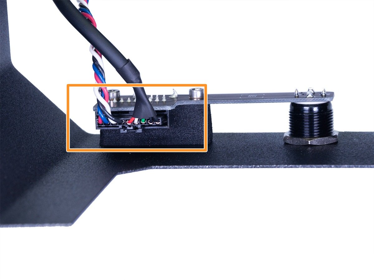 Conexión del botón de encendido y el USB